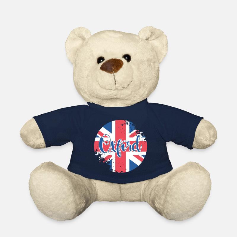 Bouton Oxford - Nounours - bleu marine