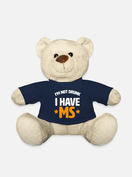 Sensibilisation à la sclérose en plaques - Nounours - bleu marine