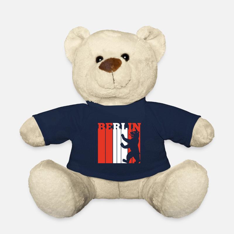 Berlin with Berliner Bär - Teddy Bear - french navy