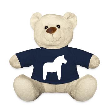 Dala horse Dala horse Typical Swedish symbol - Teddy Bear - french navy - Front