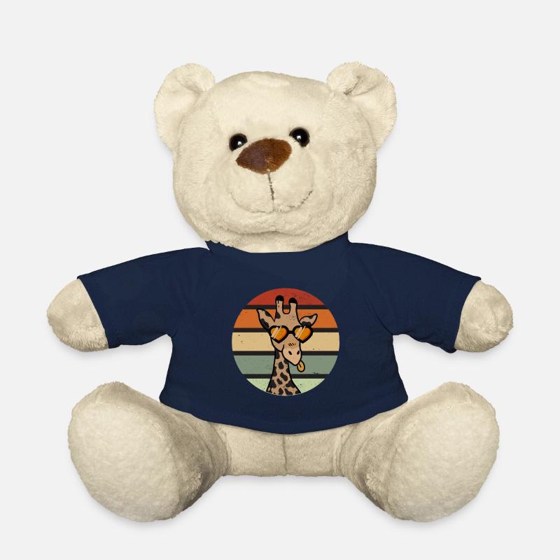 Giraffe Retro - Teddy - French Navy