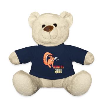 The devil is a squirrel, Devil Squirrel - Teddy Bear - french navy - Front