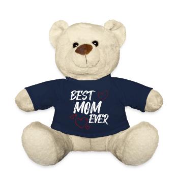 Best mom ever - Teddy Bear - french navy - Front