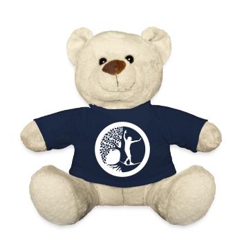 Cool slackline tree of life yin yang - Teddy Bear - french navy - Front