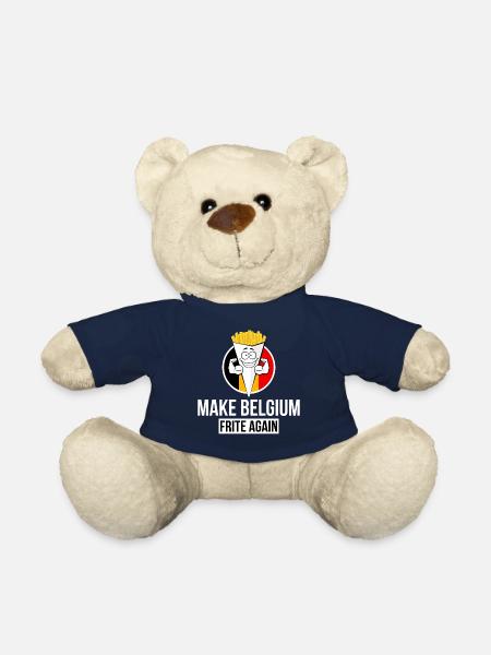 MAKE BELGIUM FRITE AGAIN - Nounours - bleu marine