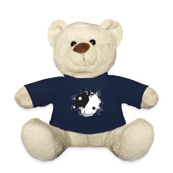 Yin Yang Drachen Ying Yang Symbol Zeichnung - Teddy - French Navy - Vorne