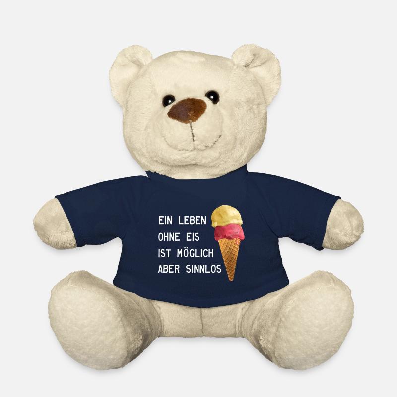 Ice cream - Leben ohne Eis ist sinnlos - Teddy - French Navy