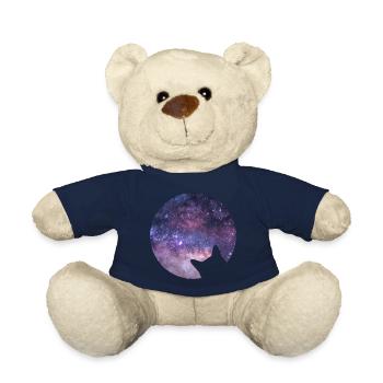 Space cat stares into space - Teddy Bear - french navy - Front