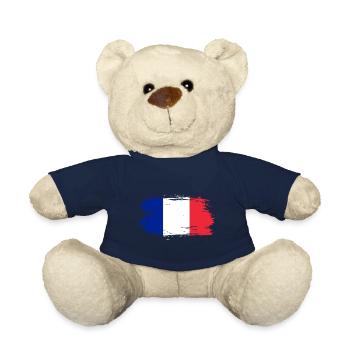 Frankreich Flagge - Teddy - French Navy - Vorne