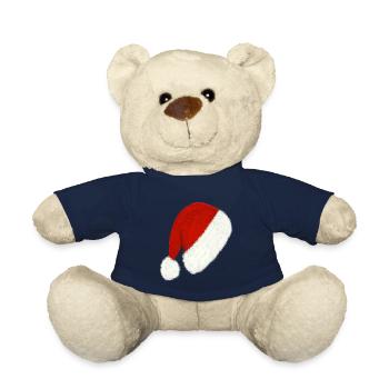 Christmas hat - Teddy Bear - french navy - Front