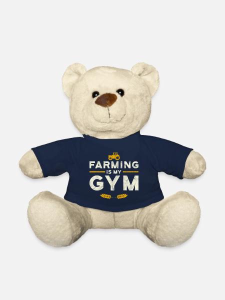 L'agriculture est mon gymnase - Nounours - bleu marine