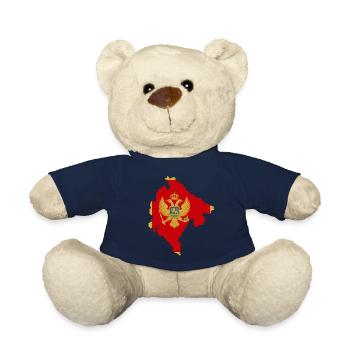 Montenegro Flagge Landkarte Fahne - Teddy - French Navy - Vorne
