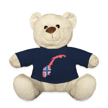 Norwegen, Norwegen flagge, Norwegisch,norwegen fan - Teddy - French Navy - Vorne