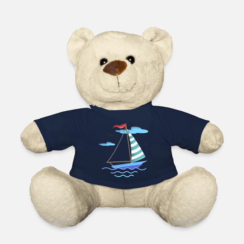 SEGELBOOT BOOT HAFEN SEE MEER MARITIM GESCHENKIDEE - Teddy - French Navy
