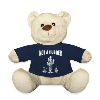 Funny Cactus Humor Sarcasm Succulents - Teddy Bear - french navy - Front