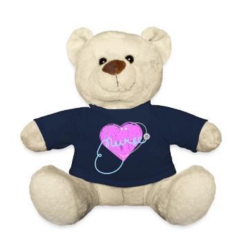 Infirmière Vie Soins infirmiers - Nounours - bleu marine - Devant