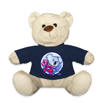 Eishockey Kinder Koala I lustige Tiere | Sport - Teddy - French Navy - Vorne