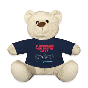 Je m'entraine pour battre Luffy ou au moins Buggy - Nounours - bleu marine - Devant
