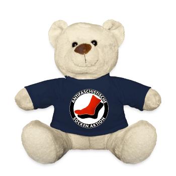 antifaschistische socken aktion - Teddy - French Navy - Vorne