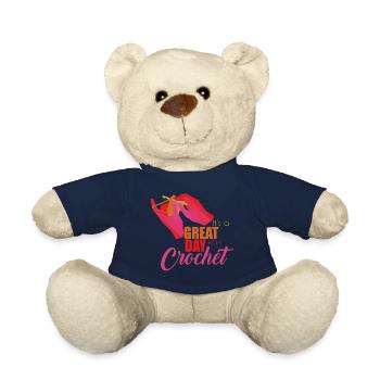 Crochet - Teddy Bear - french navy - Front