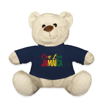 a dear jamaica - Teddy Bear - french navy - Front