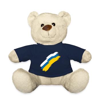 Drapeau des îles Canaries - Nounours - bleu marine - Devant