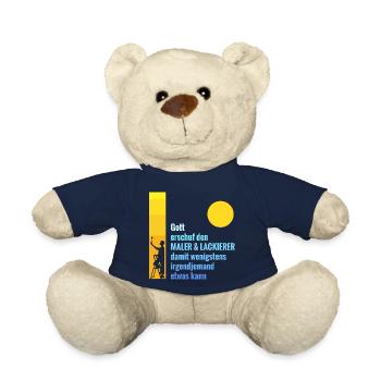 Stolzer Maler Spruch für Maler und Lackierer - Teddy - French Navy - Vorne