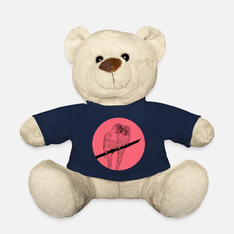 Papagei Ara Liebe Romantisch Pärchen Tier - Teddy - French Navy