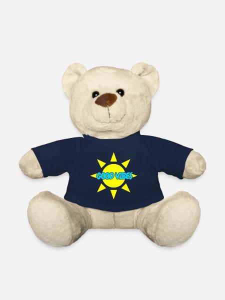 BONNES VIBRATIONS - Nounours - bleu marine