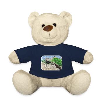 Peking China Aquarell Skizze Illustration - Teddy - French Navy - Vorne