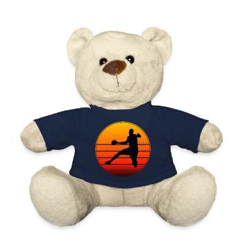 Handballspielen Handballspieler Damen Handball - Teddy - French Navy - Vorne