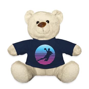 Handballspieler Handball Handballer Handballspiele - Teddy - French Navy - Vorne