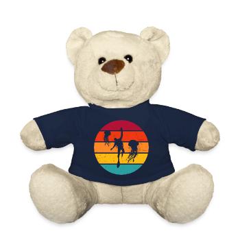 Free Dive Diver Diving Diving Ladies Scuba Diving - Teddy Bear - french navy - Front