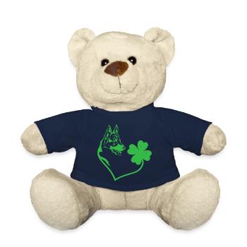 Deutscher Schäferhund Kleeblatt Herz Kleeblatt - Teddy - French Navy - Vorne