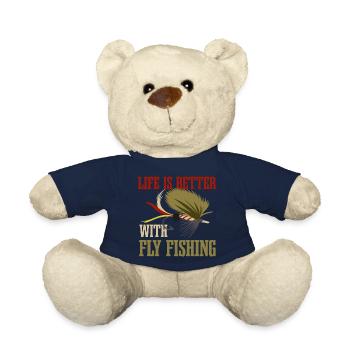 Das ironische Sprichwort „Leben mit - Teddy - French Navy - Vorne