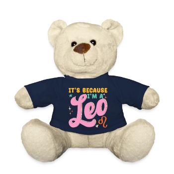 Zodiac sign Leo - Teddy Bear - french navy - Front