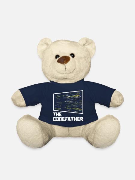 The Codefather Programmer Coding Coder Funny - Teddy - French Navy