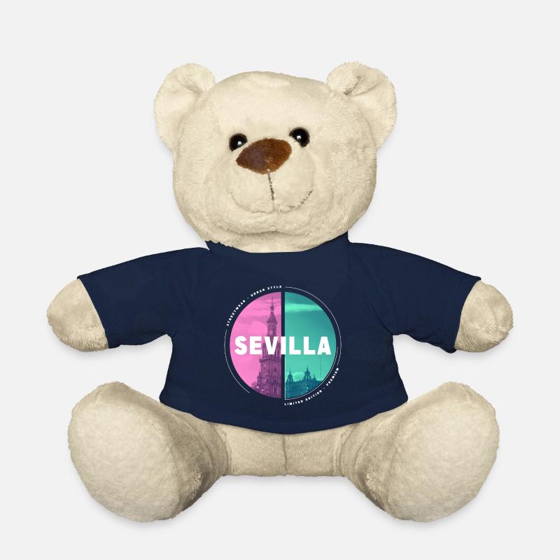 Sevilla Spanien Stadt Skyline Heimat Liebe Urlaub - Teddy - French Navy