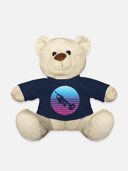 Trumpeter Trumpet Players Women's Trumpet Player - Teddy Bear - french navy
