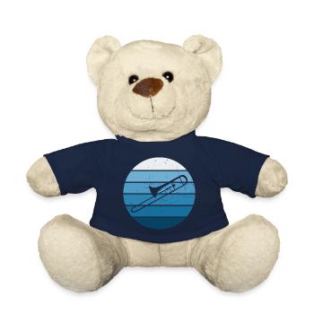 Tenorposaune Posaunistin Posaunist Blaskapelle - Teddy - French Navy - Vorne