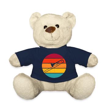 Posaunist Damen Herren Tenorposaune Blechblasinstr - Teddy - French Navy - Vorne