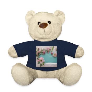 Blumen in der Badewanne Pink Beautiful III - Teddy - French Navy - Vorne
