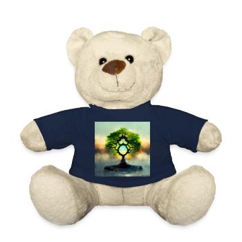 Tree of Life Photorealistic IV - Teddy Bear - french navy - Front