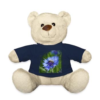 Abeille avec des poches pleines de pollen - Nounours - bleu marine - Devant