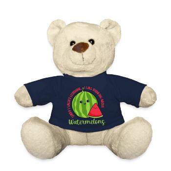 Penser aux pastèques Melon aux fruits tropicaux - Nounours - bleu marine - Devant