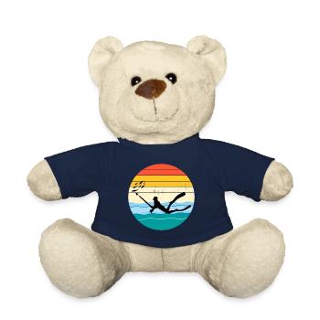 Chasse sous-marine Pêche sous-marine Vintage Retro - Nounours - bleu marine - Devant