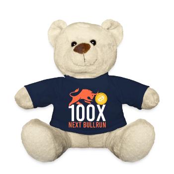 100x prochain Bullrun - Nounours - bleu marine - Devant