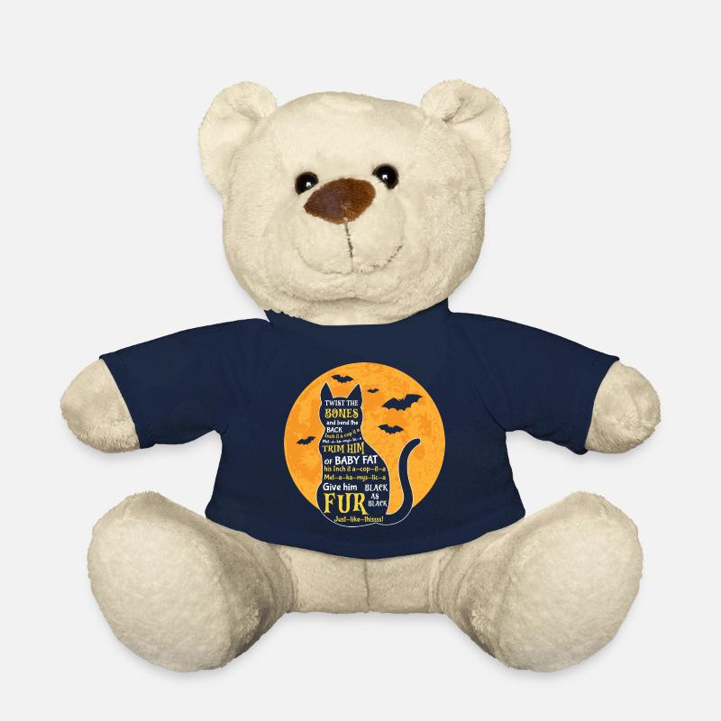 Halloween Katze Hexe - Teddy - French Navy