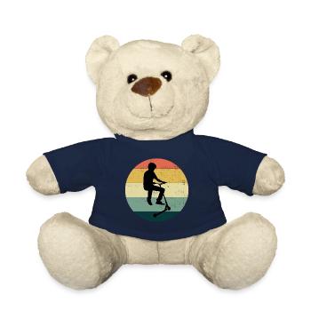 Stunt Scooter Freestyle Scootering Vintage Retro - Teddy - French Navy - Vorne