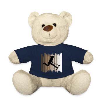 Stunt Scooter Freestyle Scootering Riding - Teddy Bear - french navy - Front